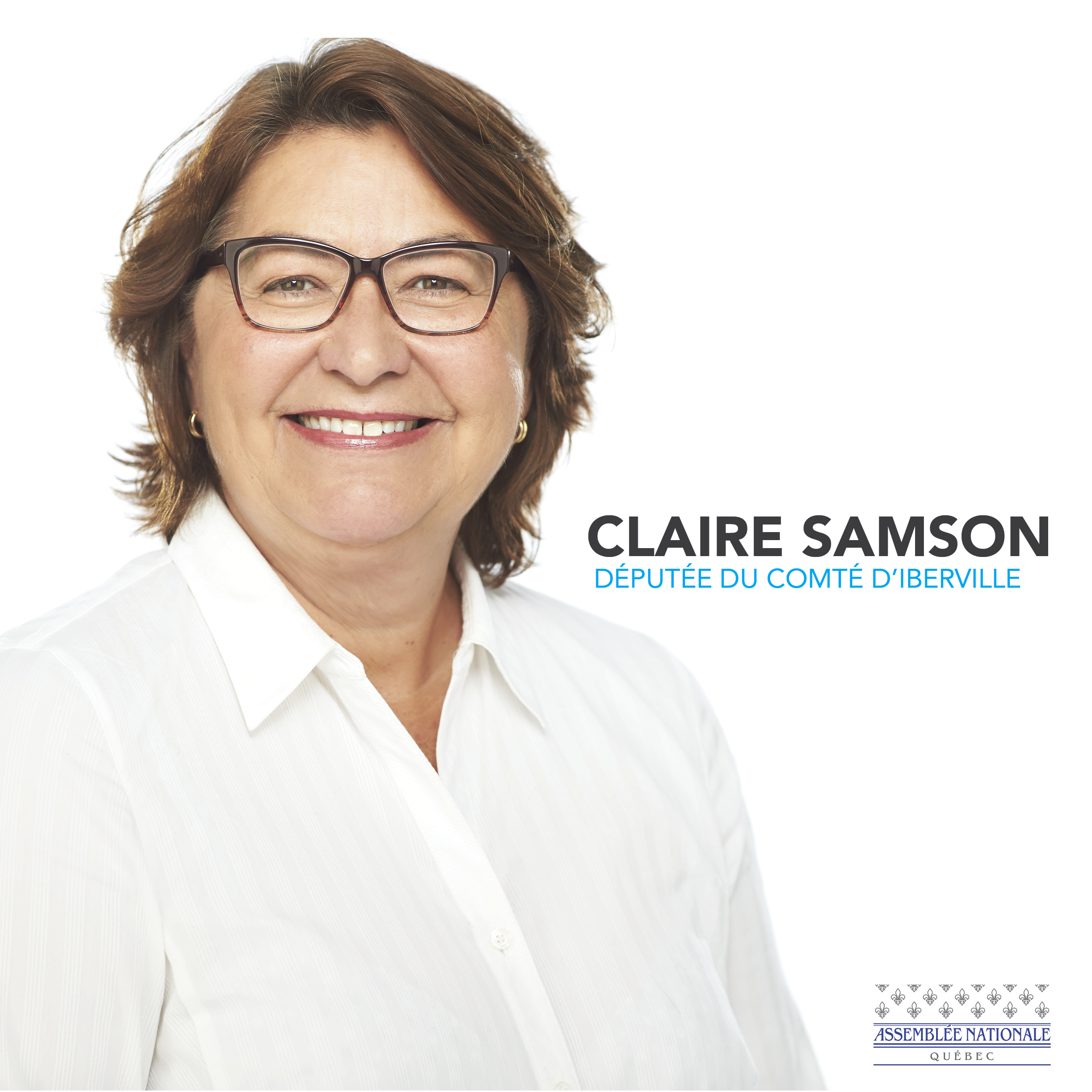 Claire Samson, députée provincial du comté d'Iberville - Partenaire Argent - Fondation du Cégep Saint-Jean-sur-Richelieu