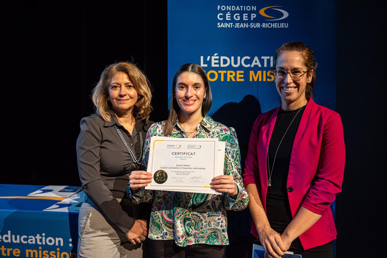 Ariane Martel, excellence - offerte par KPMG
