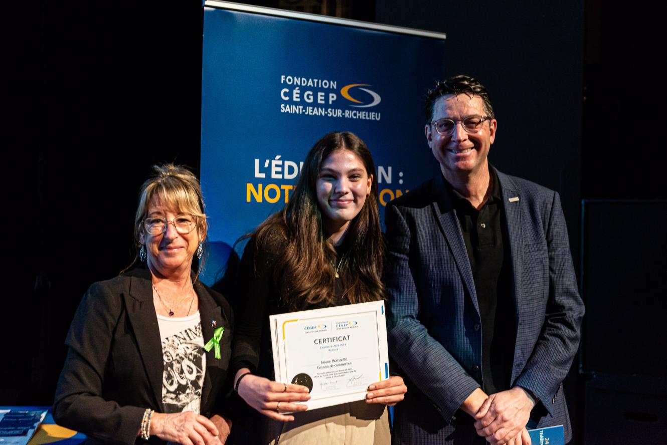 Ariane Morissette, excellence - offerte par la Ville de Saint-Jean-sur-Richelieu