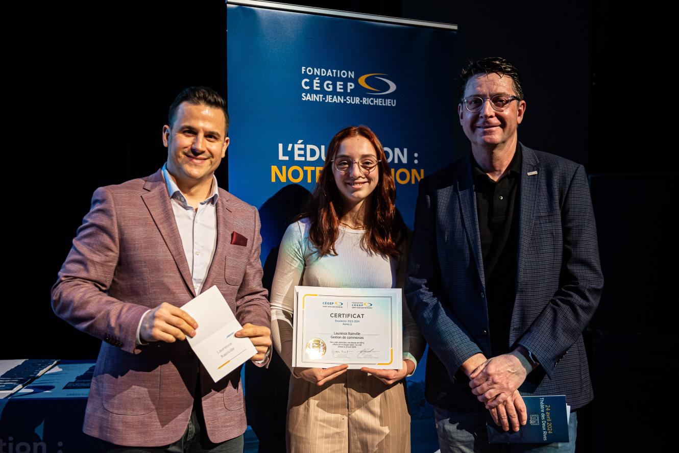 Laurence Rainville, excellence - offerte par le Groupe Satori