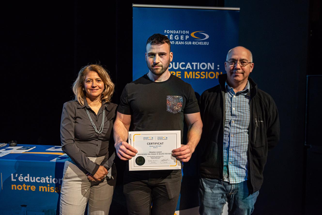 Sébastien Lessard, excellence - offerte par KPMG