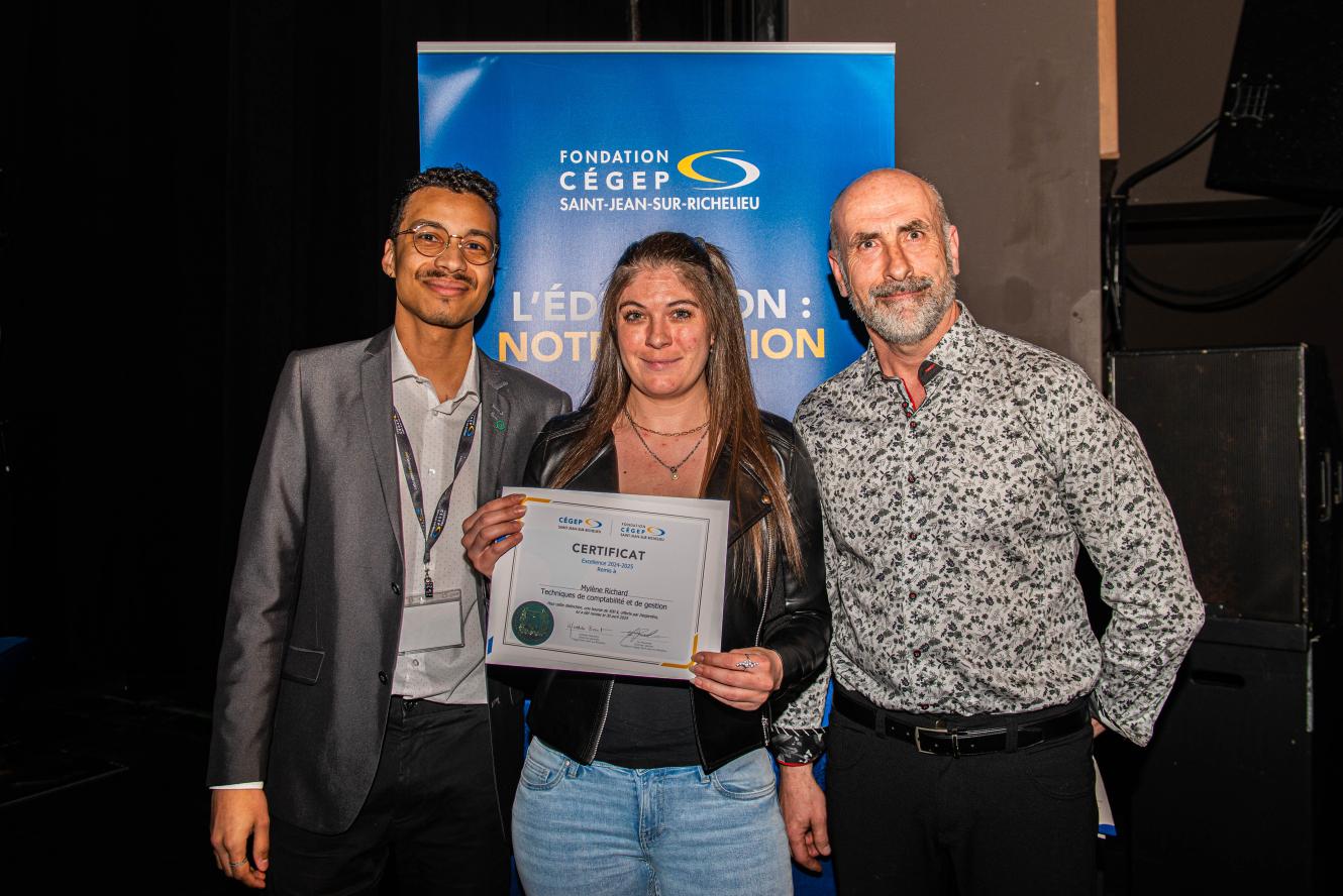 Mylène Richard, excellence - offerte par Desjardins