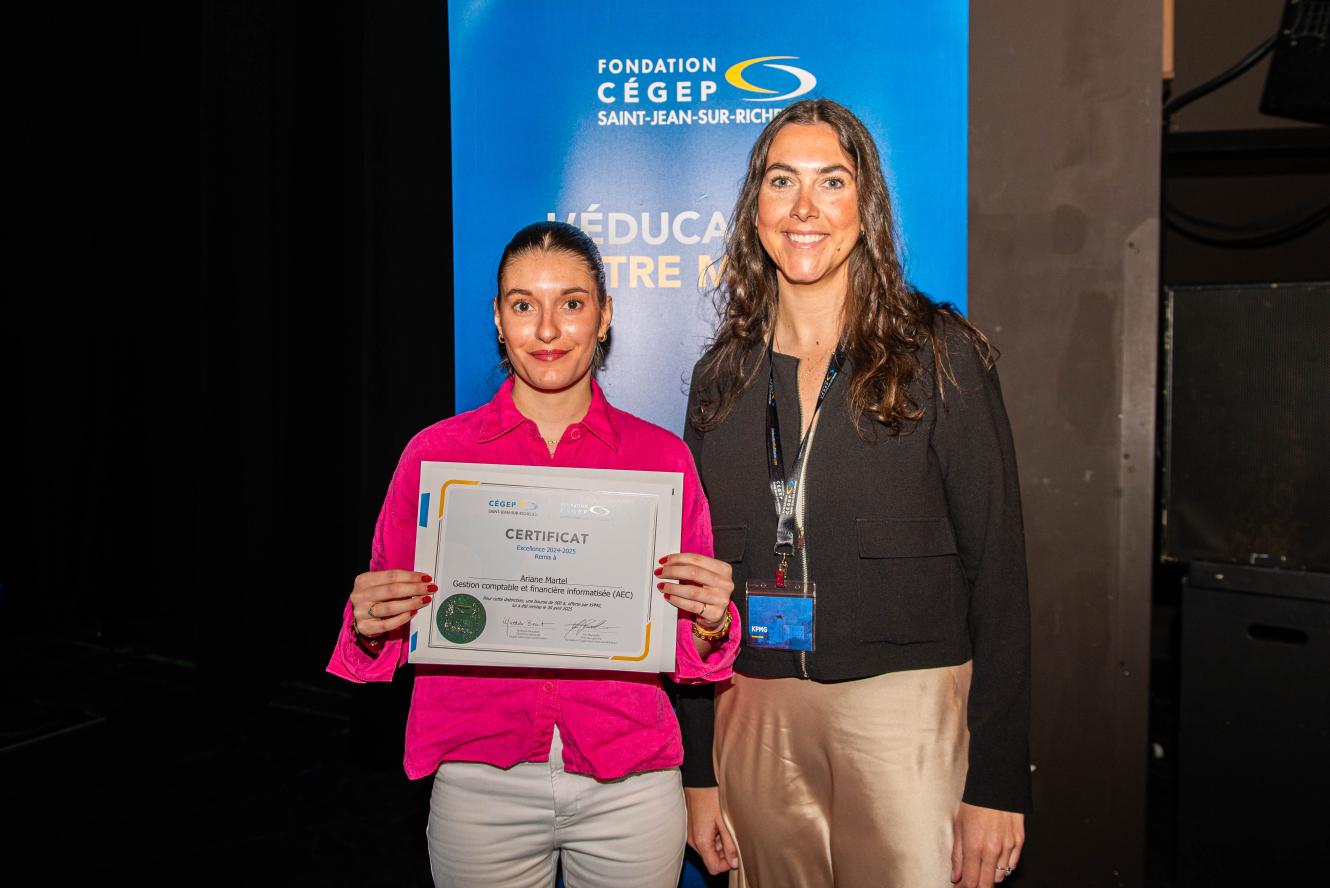 Ariane Martel, excellence - offerte par KPMG