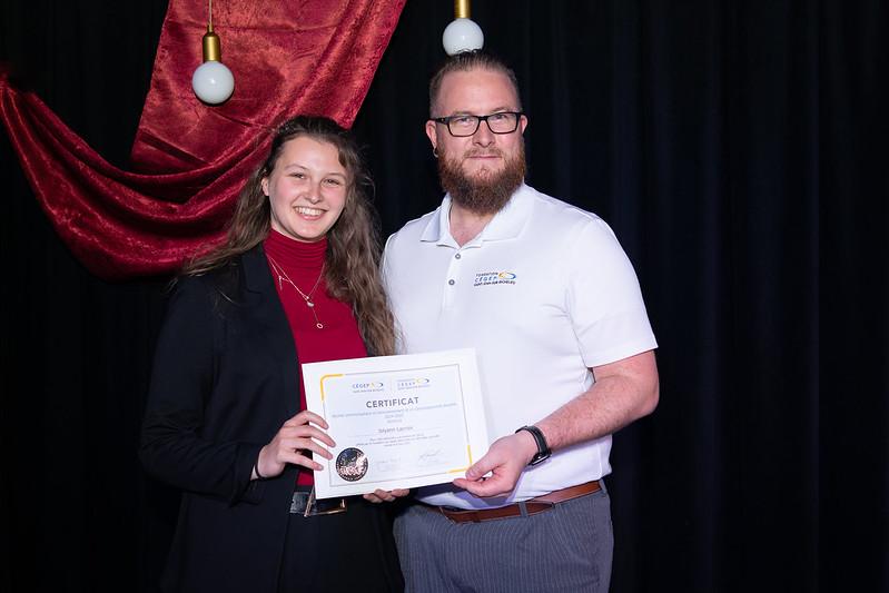 Jolyann Lacroix, communautaire en environnement et en développement durable - offerte par la Fondation du Cégep Saint-Jean-sur-Richelieu