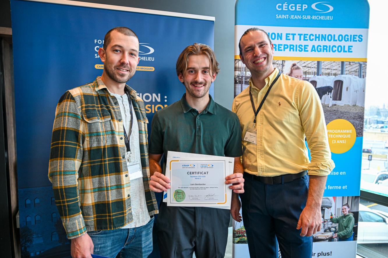 Liam Bombardier - offerte par la Fédération de l'UPA de la Montérégie