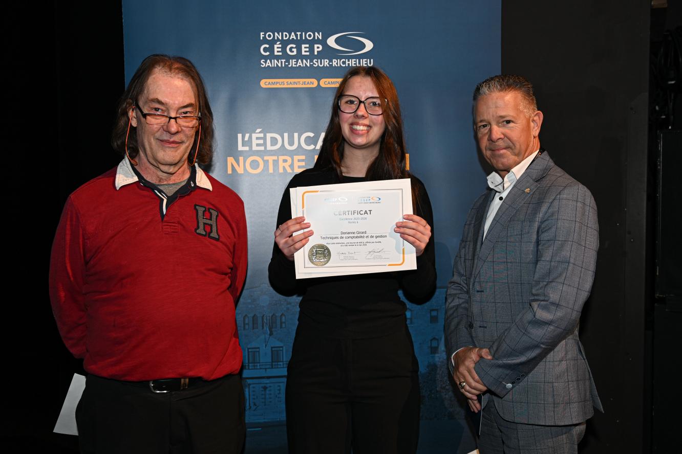 Dorianne Girard, excellence - offerte par Sunlife, Benoit Girard