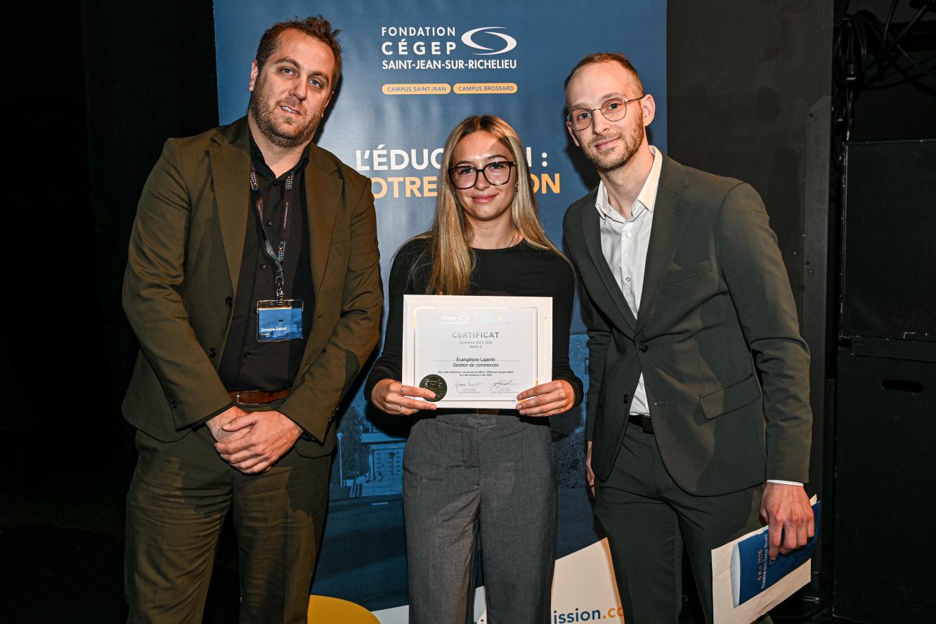 Évangélyne Laperle, excellence - offerte par Groupe Satori