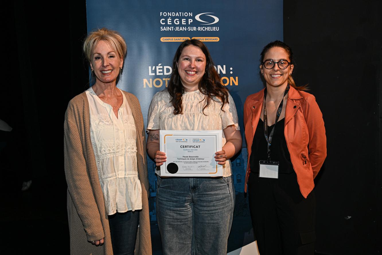 Maude Bissonnette, excellence - offerte par Décoration Bombardier