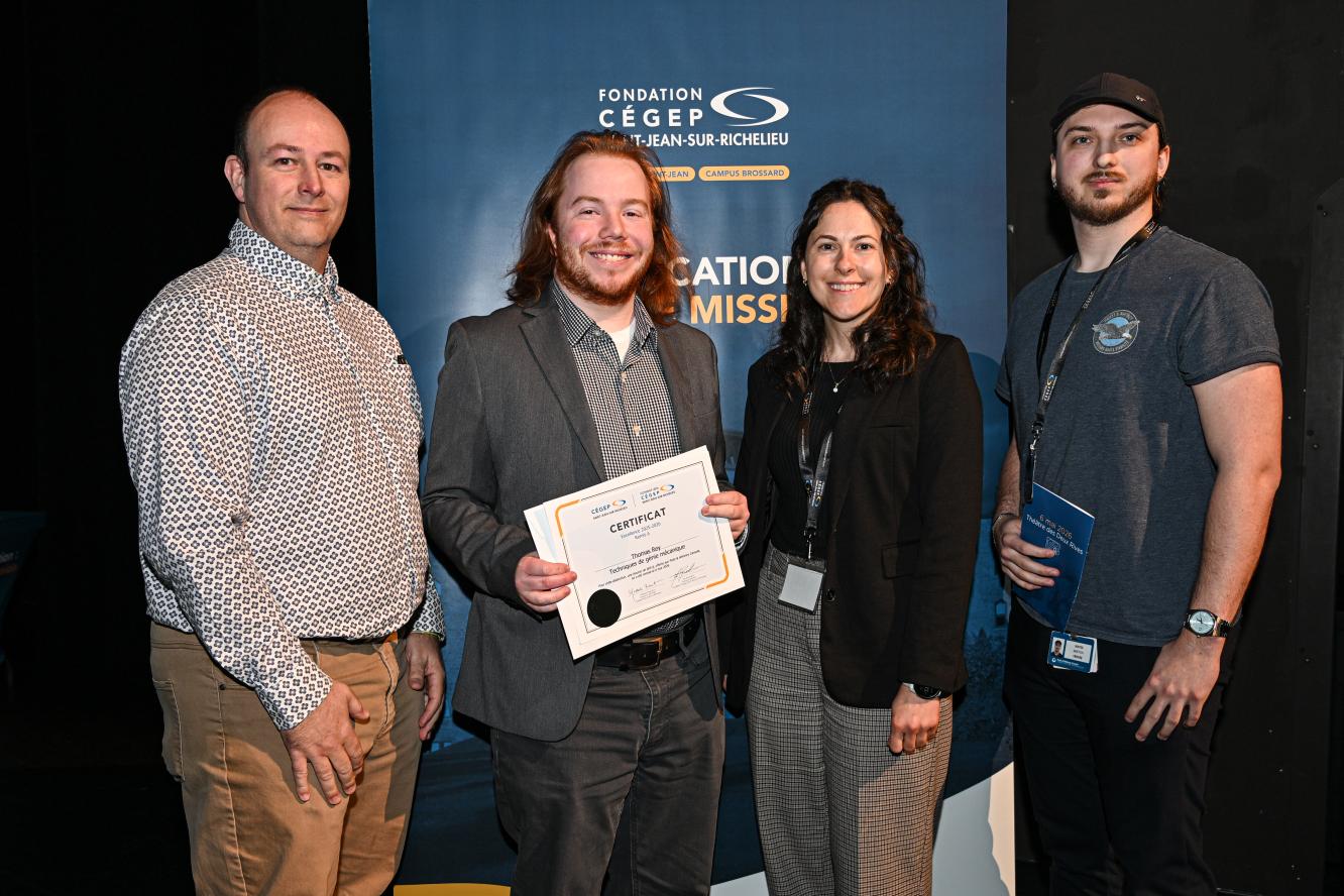 Thomas Rey, excellence - offerte par Pratt & Whitney Canada