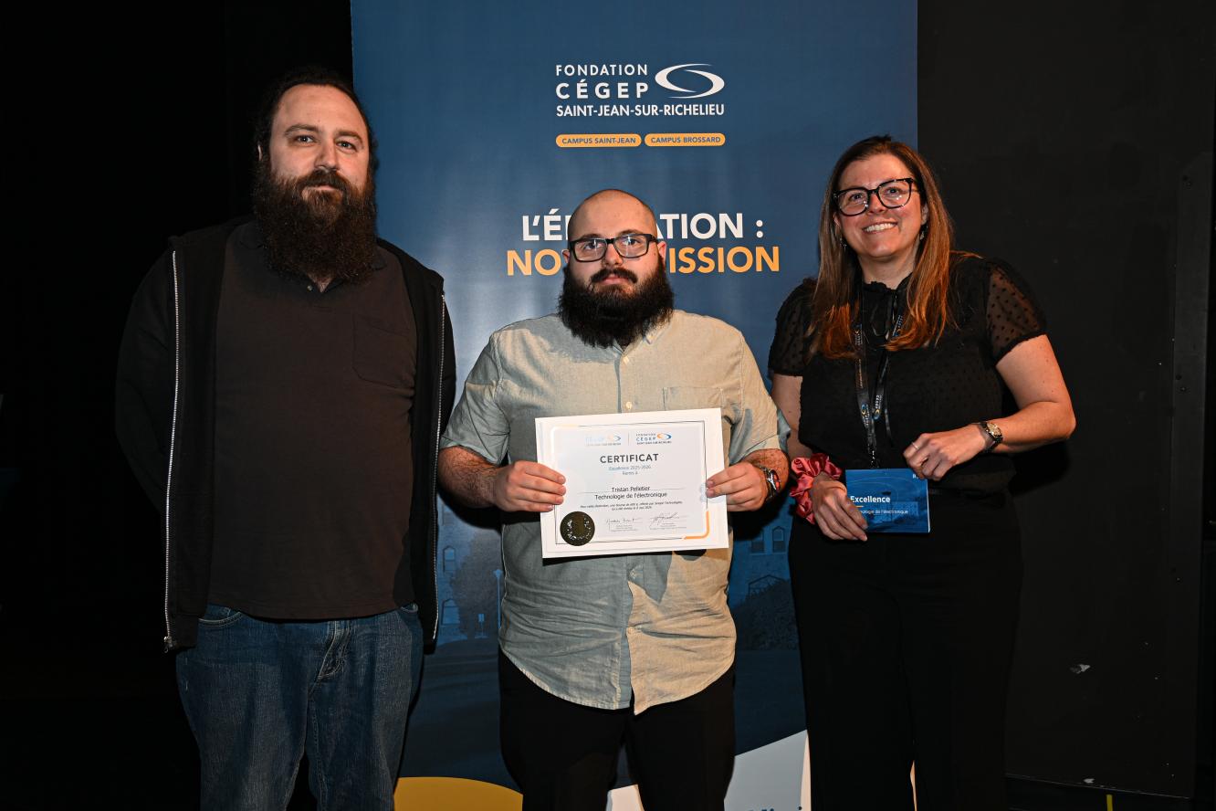 Tristan Pelletier, excellence - offerte par Sinopé Technologies